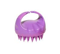Spazzola massaggiante per capelli e cuoio capelluto, con testa in morbido silicone, design ergonomico, per uomini, donne, bambini, animali domestici, favorisce la circolazione sanguigna, rilassante