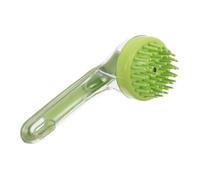 Spazzola Massaggiante per Cuoio Capelluto con Dispenser Shampoo | Impugnatura Allungata, Erogazione a Pressione Controllata, Abs As Tpr, Uso Sotto la Doccia a Casa