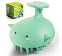 Spazzola massaggiante per cuoio capelluto e shampoo per la crescita dei capelli, in silicone, per la doccia e la cura dei capelli, massaggiatore per la testa e la rimozione della forfora, strumento