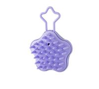 Spazzola massaggiante per cuoio capelluto in silicone, strumento per lavare i capelli bagnati/asciutti, per uomini e donne, massaggio esfoliante delicato alla testa, accessorio portatile per la cura
