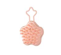 Spazzola massaggiante per cuoio capelluto in silicone, strumento per lavare i capelli bagnati/asciutti, per uomini e donne, massaggio esfoliante delicato alla testa, accessorio portatile per la cura