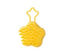 Spazzola massaggiante per cuoio capelluto in silicone, strumento per lavare i capelli bagnati/asciutti, per uomini e donne, massaggio esfoliante delicato alla testa, accessorio portatile per la cura