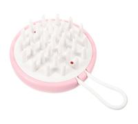 Spazzola Massaggiante per Cuoio Capelluto Rosa in Abs e Silicone | Pulizia Profonda e Massaggio, Design Cartone, per Chioma e Testa, Uso Doccia