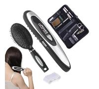 Spazzola massaggiante per cuoio capelluto, spazzola per la crescita dei capelli, spazzola multifunzione vibrante per cuoio capelluto, pettine elettrico portatile per la pulizia di auto-cura benessere