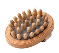Spazzola massaggiante per il corpo per la pancia, in legno, rilassante e | Strumento per massaggio addominale per cuoio capelluto, addome, cosce, collo, spalle, casa e viaggio