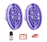Spazzola massaggiante per pancia e stomaco, strumento stimolante con design ergonomico Scrubber, massaggiatore per il corpo per ridurre lo stress, spa, cellulite, anziani, recupero post allenamento e