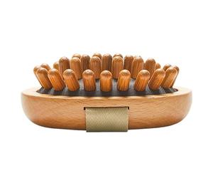 Spazzola massaggiante per pelle capelosa - accessorio SPA con cuscino d'aria, design ergonomico | spazzola per il corpo per la circolazione sanguigna e linfatica, uso asciutto o umido per uomini e