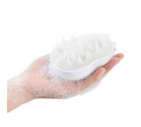 Spazzola massaggiante per shampoo | Spazzola massaggiante per shampoo - Spazzola pieghevole per la cura del cuoio capelluto con morbido silicone, raggiunge facilmente la radice dei capelli ricci