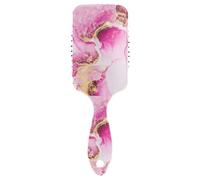 Spazzola massaggiante per uomini, donne e bambini, oro rosa astratto marmo liquido, spazzola per capelli lunghi, spessi, ricci, ondulati, secchi e danneggiati