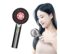 Spazzola massaggiatrice per cuoio capelluto, pettine per terapia con luce pulsata a bassa frequenza EMS per la crescita dei capelli, spazzola avanzata per la cura del cuoio capelluto da 1400 mAh