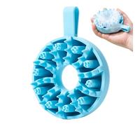 Spazzola Massaggiatrice Per Shampoo,Spazzola con Setole Flessibili per Abbondante Schiuma | Massaggiatore per Capelli Bagnati e Asciutti - Per Bagno Casa Viaggio Padre Marito Madre