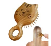 Spazzola Massaggio Cuoio Capelluto - Ergonomico Crescita Capelli Antistatico Gatto - Massaggiatore Scrubber per Capelli e Cuoio Capelluto - Per Donne di Tutti i Tipi Casa Viaggio Esterno