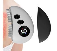 Spazzola meridiana per la pancia - Massaggiatore vibrante riscaldato da 3,94 pollici con display a LED | Strumento di raschiatura portatile a 9 temperature per rilassamento della schiena, gambe