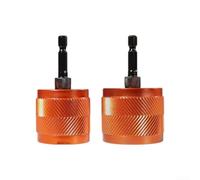 Spazzola metallica per tubi in rame, 1/2" e 3/4", con gambo esagonale da 1/4", rimozione ruggine e macchie in acciaio inossidabile, include 2 sostituibili, in alluminio leggero