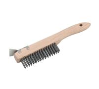 Spazzola Metallica Sealey Con Setole In Acciaio E Raschietto 260Mm WB03