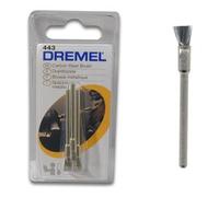 Spazzole in Acciaio Dremel al Carbonio per Rimozione Ruggine Metalli