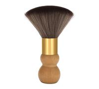 Spazzola morbida nera per spolverare i capelli da barbiere, strumento essenziale per la pulizia del taglio di capelli per barbieri e parrucchieri (E)