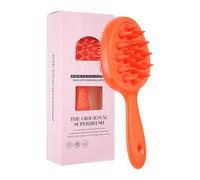 Spazzola morbida per il corpo 2 in 1 e spazzola per capelli per il cuoio capelluto per doccia e bagnoschiuma, migliora la circolazione sanguigna dei capelli e lo shampoo massaggiatore del cuoio