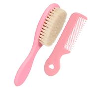 Spazzola Morbida per Pulizia Chioma Bebè 2 Pezzi Rosa