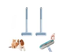 Spazzola multifunzionale per la rimozione dei peli degli animali domestici, strumento 3 in 1 per rimuovere animali domestici, lavabile e riutilizzabile, per divano, tappeto, seggiolino auto (2 pezzi)