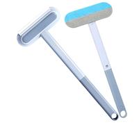 Spazzola multifunzione per animali domestici, spazzola per capelli da 10,2 cm, strumento per tappeto per cani e gatti, ecologico, riutilizzabile, manico regolabile, forniture per la pulizia migliorata