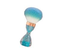 Spazzola multiuso per rimuovere la polvere delle unghie, per uso domestico e salone di bellezza, con manico a clessidra