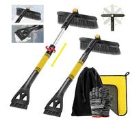 spazzola neve con raschietto per ghiaccio,raschietto per ghiaccio auto telescopico,raschietto ghiaccio auto,raschia ghiaccio per auto,spazzola neve auto,spatola per ghiaccio auto