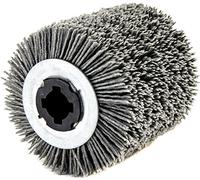 SPAZZOLA NYLON ø 100 LUNGHEZZA 70 mm G. 80 PER RUSTICATRICE FELISATTI STAYER RUPES METABO