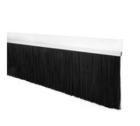 Spazzola parte inferiore porta a forma H con base 4" nero spazzola nylon 39"x5"