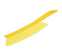 Spazzola per api con manico in plastica morbida, singola per apicoltori, design ergonomico per facile lavaggio, giallo