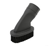 Spazzola per aspirapolvere con setole morbide e diametro interno di 32 mm, adatta per rimuovere la polvere su tapparelle per finestre, tastiere e interni dell'auto (nero)