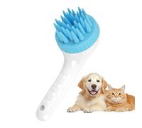 Spazzola per Bagno Cuccioli,Accessorio per Rimozione Sottopelo con Manico Lungo - Spazzola Massaggiatrice Shampoo per Gattini Coniglietti Cani Gatti - Bagno Rilassante per Ambiente Interno
