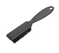 Spazzola per barba con setole morbide per uomo, strumento per lo styling dei baffi, comodo manico fine, ABS di alta qualità, facile da pulire, uso a lunga durata, adatto per salone e casa
