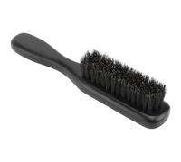 Spazzola per Barba Lunga da Uomo in Legno, Setole Nere | Pennello da Barba Manico, per Baffi e Pizzetto, Uso da Viaggio e Barberia