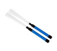 Spazzola per Batteria e Percussione in Nylon Abs Blu, 1 Paio | Design Versatile e Multipurpose, per Principiante Batterista, per Esecuzioni in Luoghi Diversi