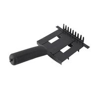 Spazzola per bestiame in metallo, innocua, con design a doppio dente per un rapido sollievo dal prurito e una cura delicata, adatta per fattorie e ranch, ferro ABS