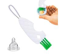 Spazzola per biberon, design a forma di carota, pieghevole e portatile, accessorio per l'allattamento al seno per bottiglia d'acqua, capezzoli, biberon, bicchieri Monozoz