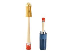 Spazzola Per Biberon Per Bambini | 5-In-1 Accessorio Per Lavare Tazze Con Manico Lungo | Spazzole Per Bottiglie D'Acqua Per La Pulizia - Per Estrattori Coperchi Cannucce Tiralatte Raccoglitore Latte M