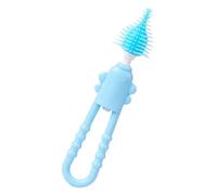 Spazzola per biberon Spazzola per capezzoli, per pulizia in silicone,Detergente per capezzoli e biberon in silicone | Spazzole per pulizia portatili con manico lungo per borraccia per bambini