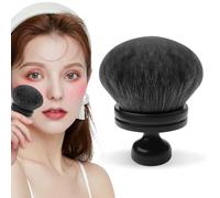 Spazzola per body Makeup extra large per selfie taner, 3 in wide-headed Kabuki Brush for Bronzers Blend Self Tanning Applicator, Instant Tan Application for Flawless Makeup (Black)