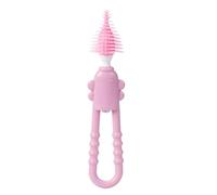 Spazzola per bottiglie in silicone, spazzola lunga per bottiglie d'acqua | Detergente per capezzoli e biberon in silicone,Spazzola per la pulizia del biberon per bambini con manico lungo per capezzolo