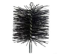 Spazzola per caldaia da 15,2 cm con testa in polipropilene e setole in filo di acciaio per un'efficace rimozione di fuliggine e ruggine