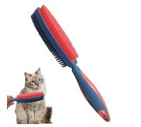Spazzola per cani - 26 cm, spazzola per cani a doppia faccia per tutti i tipi di pelo con anima in acciaio e facile da pulire - ideale per cani, gatti e conigli per la toelettatura quotidiana a casa
