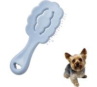 Spazzola per cani di piccola taglia, a forma di nuvola, per la toelettatura dei cuccioli, strumento districante delicato per maltesi, shih tzus, Yorkies e cani di piccola taglia, perfetta per la cura