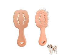Spazzola per cani di piccola taglia con setole morbide a forma di nuvola, design con retro cavo per una facile toelettatura, ideale per Yorkie, Shih Tzu, Maltese Maltipoo Pomeranian, essenziali per la