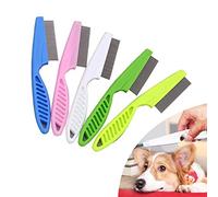 Spazzola per cani e gatti Pettine a spillo in acciaio inossidabile for cani Gatti Strumenti for la toelettatura Spazzola for capelli Pettinare la pelliccia New Puppy Pet Hair Remover Pennello per anim