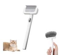Spazzola per Cani Manico Lungo per Rimuovere il Pelo | Spazzola Antipelo per Cani per Cuccioli, Gatti Adulti, Mantello Corto e Lungo, Bagno e Cura in Casa