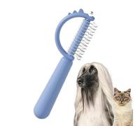 Spazzola per cani per la perdita, pennello per animali domestici - Strumento di toelettatura per animali domestici a di dinosauro,Rastrello di design double face e demating