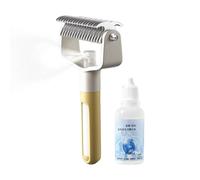 Spazzola Per Cani Per La Pettine Con Spray Auto-Pulente E Doppia Faccia