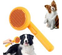 Spazzola per cani per la, spazzola per toelettatura per cani | spazzole ergonomiche per cani, spazzola anti-perdita, pettine per massaggio, spazzola per peli di cucciolo, delicata sulla pe